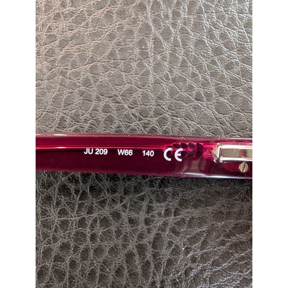 Juicy Couture JU 209 W66 Pink Glitter 50-19-140 Sunglasses FRAME ONLY With Case - Picture 15 of 16
